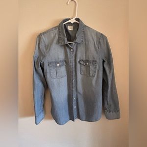 Jcrew jean shirt size small